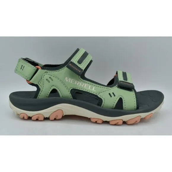 Merrell Womens Size 9 Huntington Sport Pear Green Open Toe Sandals Shoes
