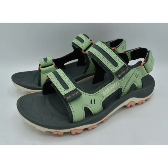 Merrell Womens Size 9 Huntington Sport Pear Green Open Toe Sandals Shoes