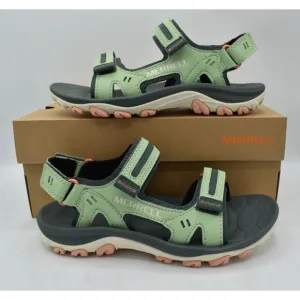 Merrell Womens Size 9 Huntington Sport Pear Green Open Toe Sandals Shoes