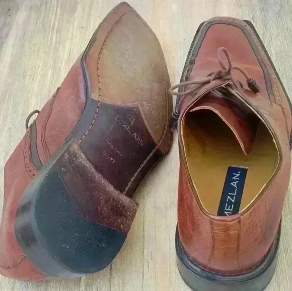 MEZLAN Brown Leather Oxford