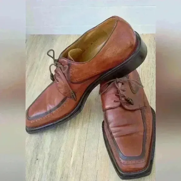 MEZLAN Brown Leather Oxford