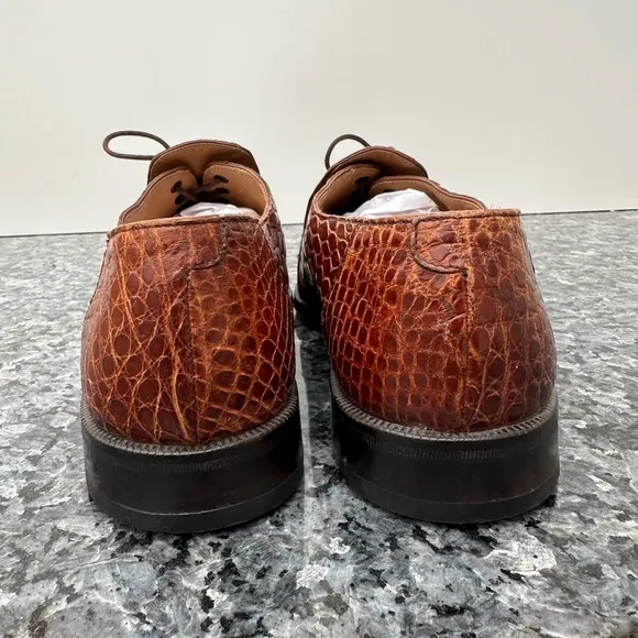 Mezlan Genuine Alligator dress shoes Men’s size 8