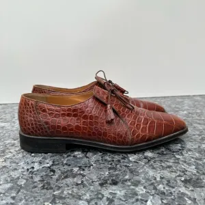 Mezlan Genuine Alligator dress shoes Men’s size 8