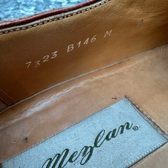 Mezlan Genuine Alligator dress shoes Men’s size 8