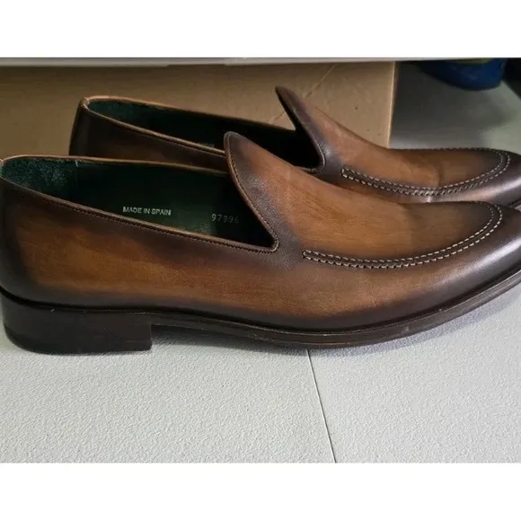 Mezlan  Men's Rodin 12M Calfskin Classic Slip On Loafers Spain‎
