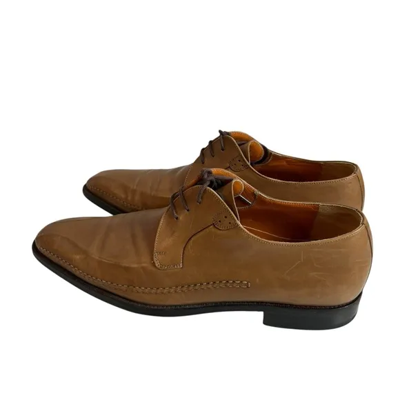 Mezlan Santana Brown Leather Oxford Dress Shoes Men's SZ 10.5M