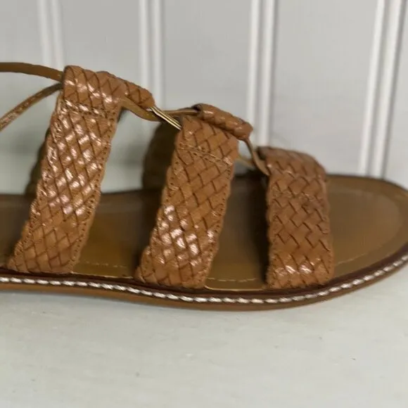 Michael Kors Monterey Leather Lace Up Sandals Size 7
