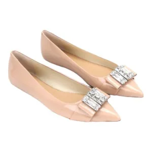 MICHAEL Michael Kors Michelle Pointed-Toe Flats in the Size 9M in Light Blush