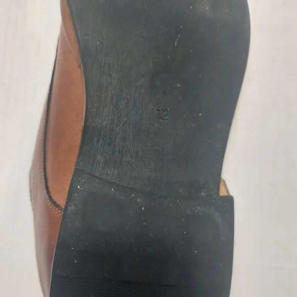 Miralto Double Monk Strap Dress Shoes, Men's Leather Cognac Size 12