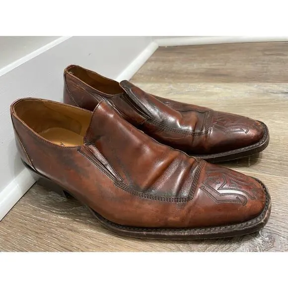 Muratti Florentino Italian Leather Men's Dress Shoes, size 42
