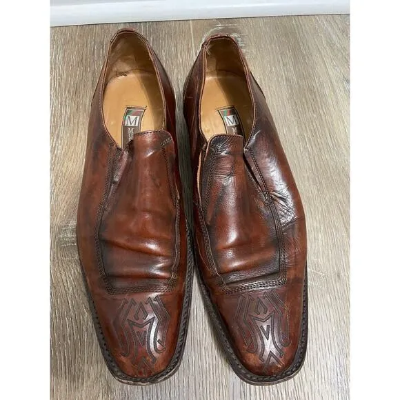 Muratti Florentino Italian Leather Men's Dress Shoes, size 42