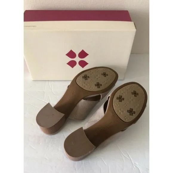 Naturalizer Arielle Sandals Shoes Grey Fabric, 8.5 US / 38.5 EU NEW IN BOX _