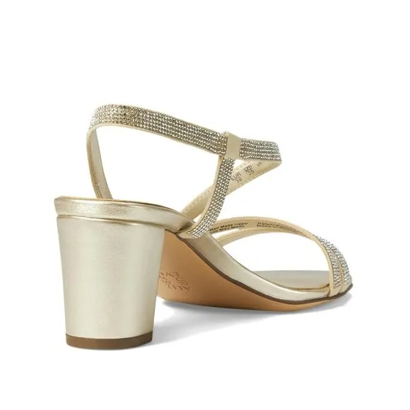 Naturalizer Vanessa2 Strappy Sandals in Champagne Women's Size 11N New in Box
