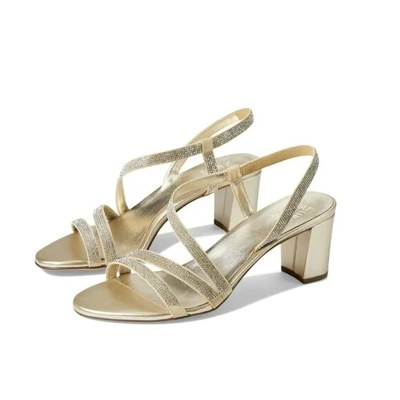 Naturalizer Vanessa2 Strappy Sandals in Champagne Women's Size 11N New in Box