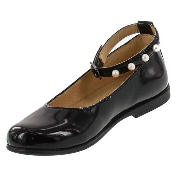 Naturino 5067 USA Lacca Nero ChildG flats-shoes 30 NEW