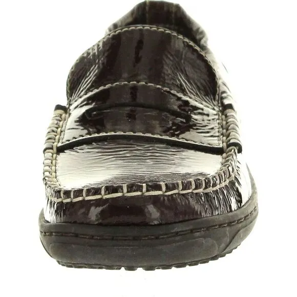 Naturino Polo Brown Patent ChildG flats-shoes 33 NEW