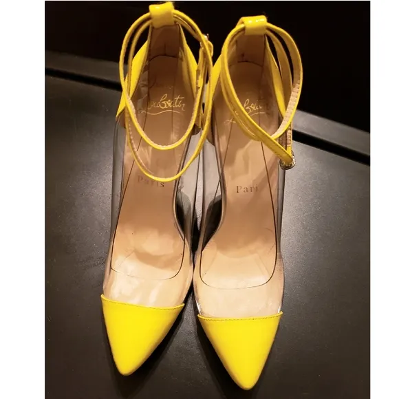Neon Patent Leather and PVC Pump 8.5