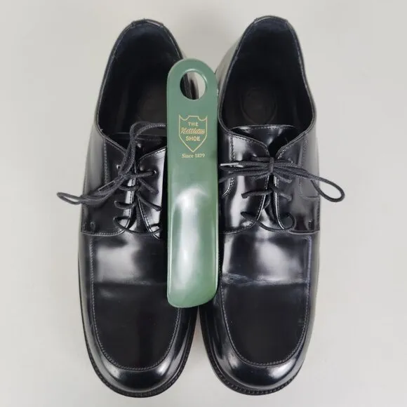 Nettleton Shoes Mens 11 Black Patent Leather Oxford Made In Spain Career Formal
