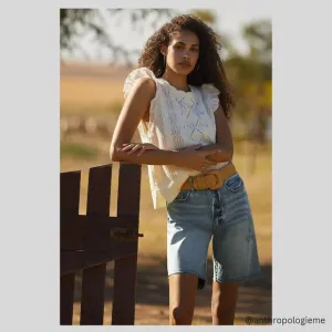New Anthropologie Pilcro Denim Bermuda Shorts - 25 Waist
