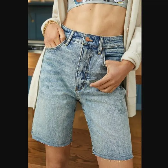New Anthropologie Pilcro Denim Bermuda Shorts - 25 Waist