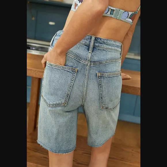 New Anthropologie Pilcro Denim Bermuda Shorts - 25 Waist