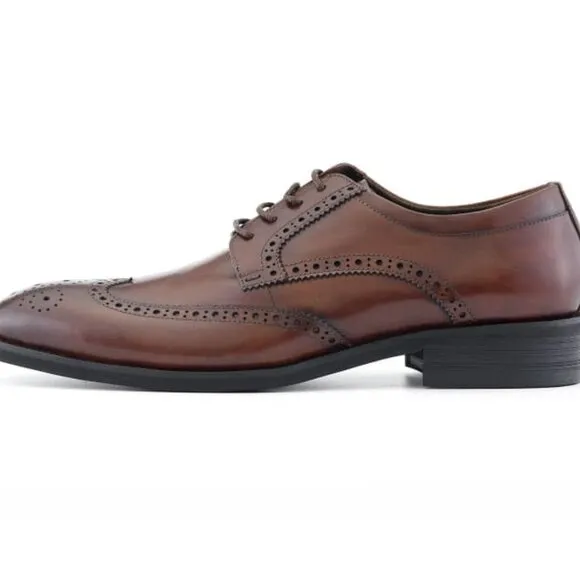 NEW Asher Green Men's Genuine Calf Leather Wingtip Dress Shoes Size 13