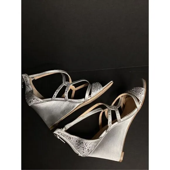 New. Badgley Mischka jeweled shoes. Size 6. Retails $240