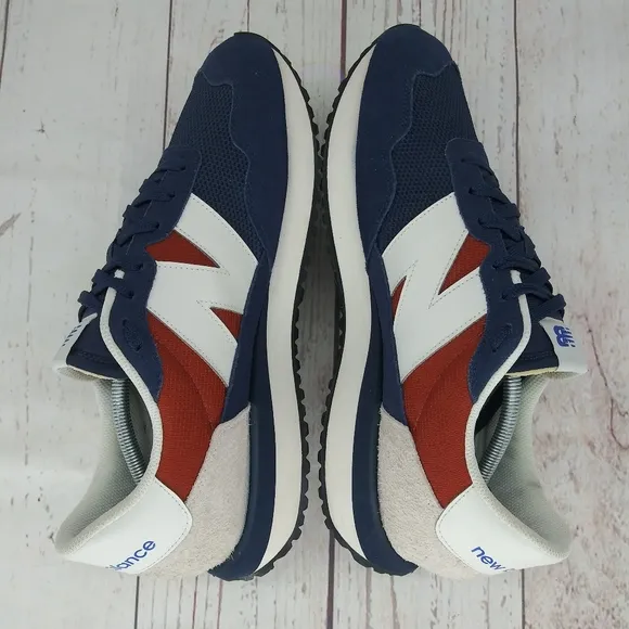 New Balance 237 Mens Size 13 D Running Shoes Red White Blue Sneakers