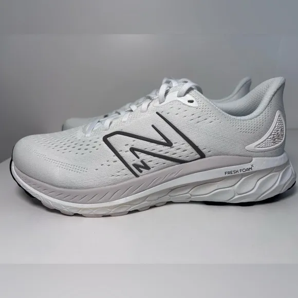 NEW BALANCE Men’s Fresh Foam Sneakers White Grey Size 10