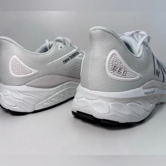 NEW BALANCE Men’s Fresh Foam Sneakers White Grey Size 10