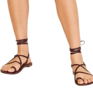 New Beek Gladiator Seriema Leather Strappy Sandals Size 10