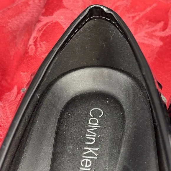 NEW Calvin Klein Bernard 34F1511 Black Patent Tuxedo Formal Shoes MEN'S 11