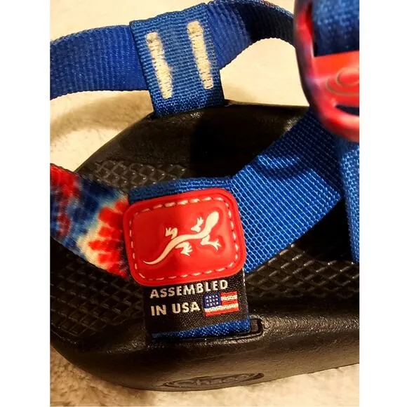 New Chaco Grateful Dead Tie Dye Strappy Festival Concert Sandals Womens Sz 7