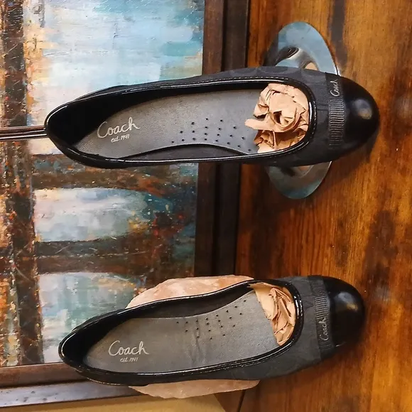 New!!! Coach 'Cecile' Women's Black Loafers 8 B Nordstroms