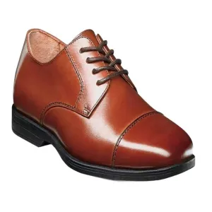 NEW FLORSHEIM boys shoes cap toe oxford in cognac