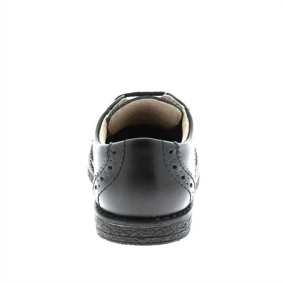 NEW FOOTMATES kid's logan dress shoes in black