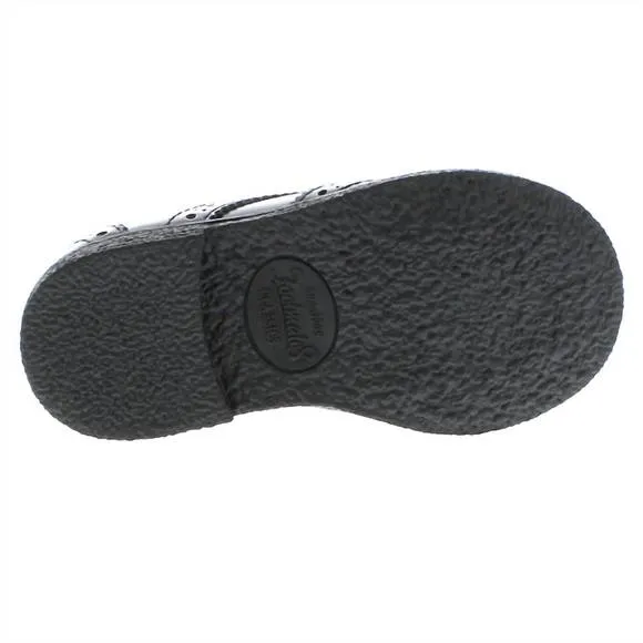 NEW FOOTMATES kid's logan dress shoes in black