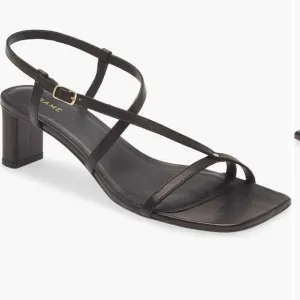 NEW FRAME Le Braxton Strappy leather Sandals Size 36 black