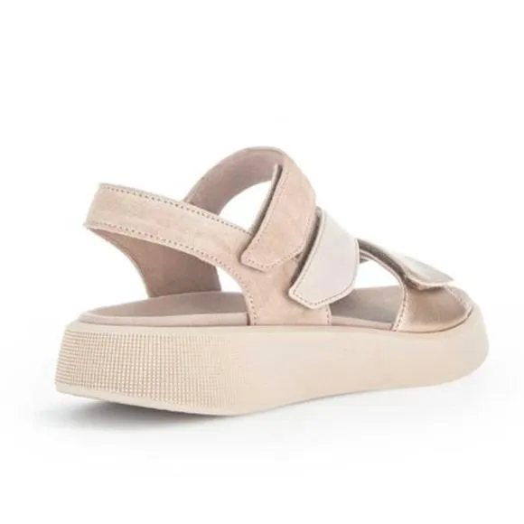 NEW GABOR women's strappy sandals in champagne