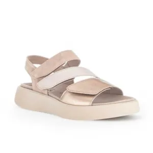 NEW GABOR women's strappy sandals in champagne