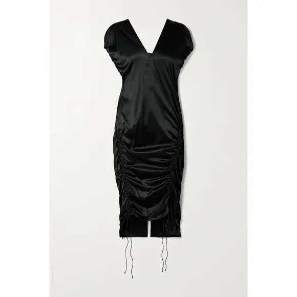 New. Helmut Lang black midi dress. Size 2. Retail $637