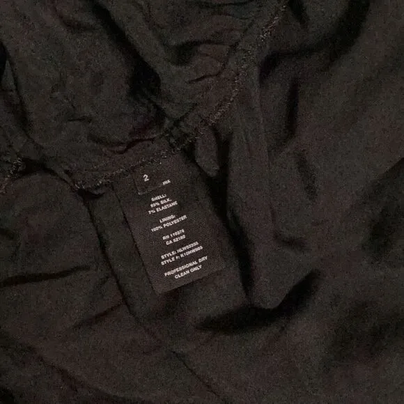New. Helmut Lang black midi dress. Size 2. Retail $637