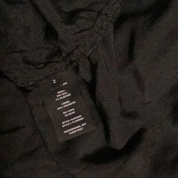 New. Helmut Lang black midi dress. Size 2. Retail $637
