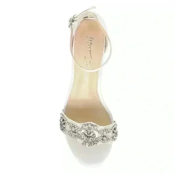 New in Box! Betsey Johnson Women's Mel Block Heel Evening Sandals Size 9
