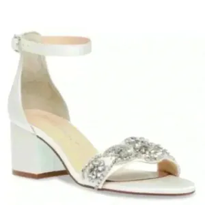 New in Box! Betsey Johnson Women's Mel Block Heel Evening Sandals Size 9