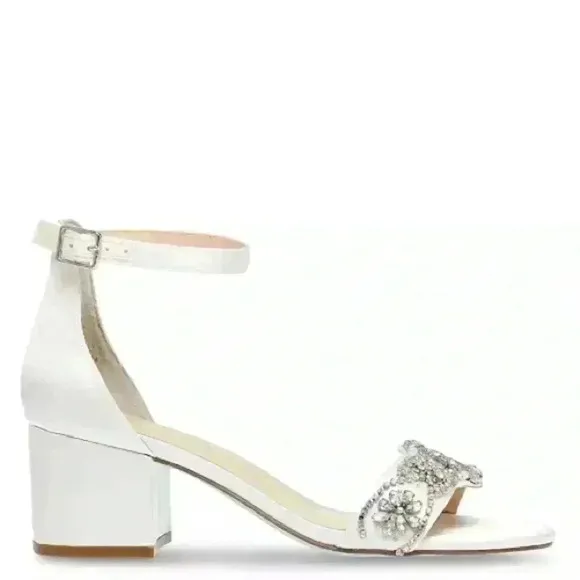 New in Box! Betsey Johnson Women's Mel Block Heel Evening Sandals Size 9