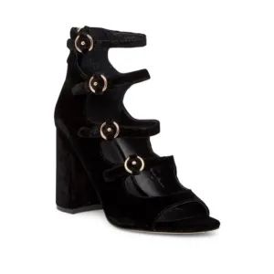 NEW • Joie • Laina Block Heel Velvet Sandals 9.5