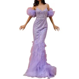 NEW NOX ANABEL prom dress in periwinkle
