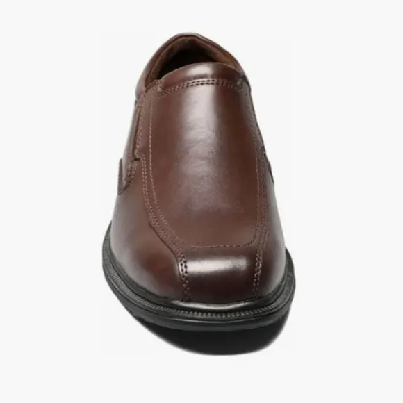 *New* Nunn Bush Bleeker Street Bike Toe Slip On Dress Shoes