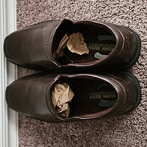 *New* Nunn Bush Bleeker Street Bike Toe Slip On Dress Shoes